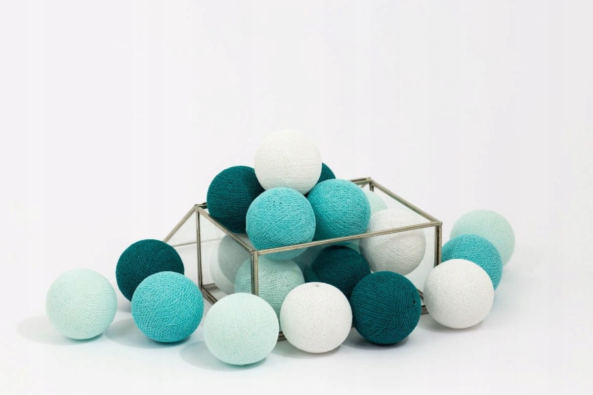 Zestaw lampek Cotton Balls Fresh Love 10 kul