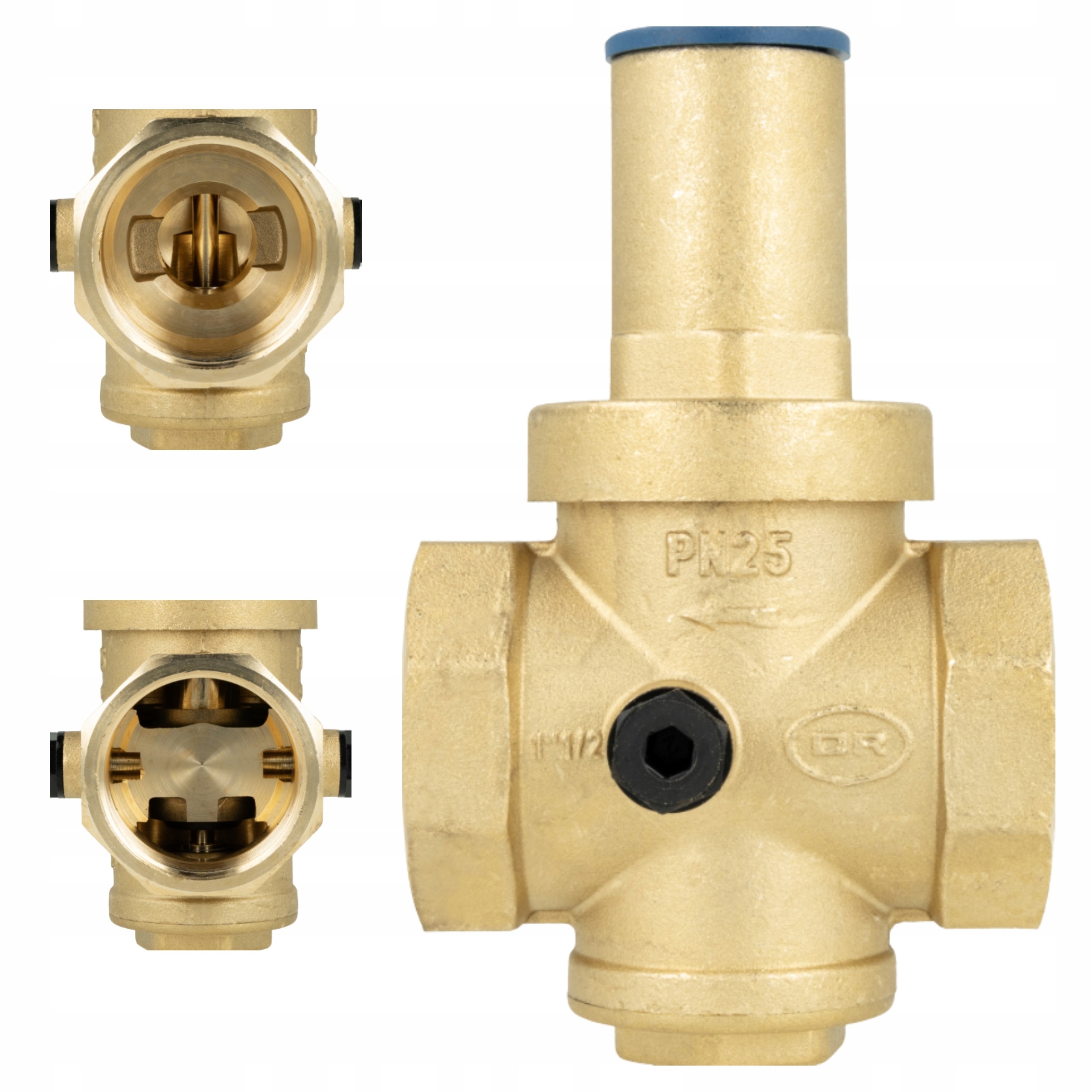 Reduktor Regulator Ciśnienia Zawór Redukcyjny Wody Bpr 405 1 1/2" Dn 40