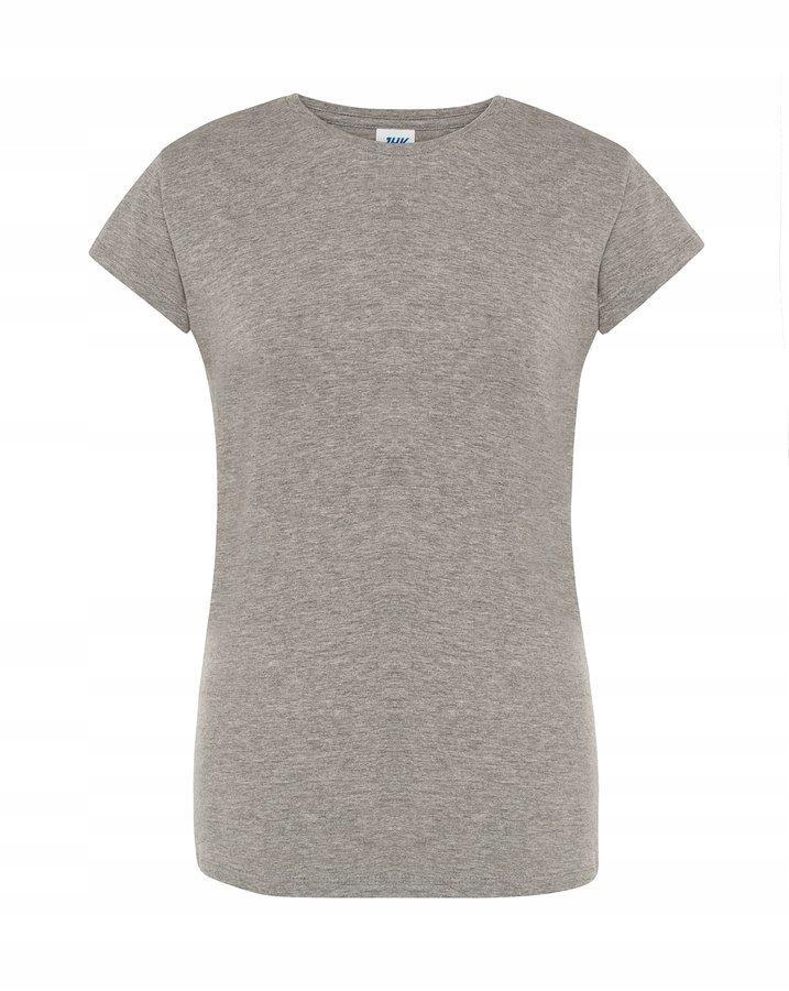 

Gładki t shirt damski Na Lato Comfort Jhk L