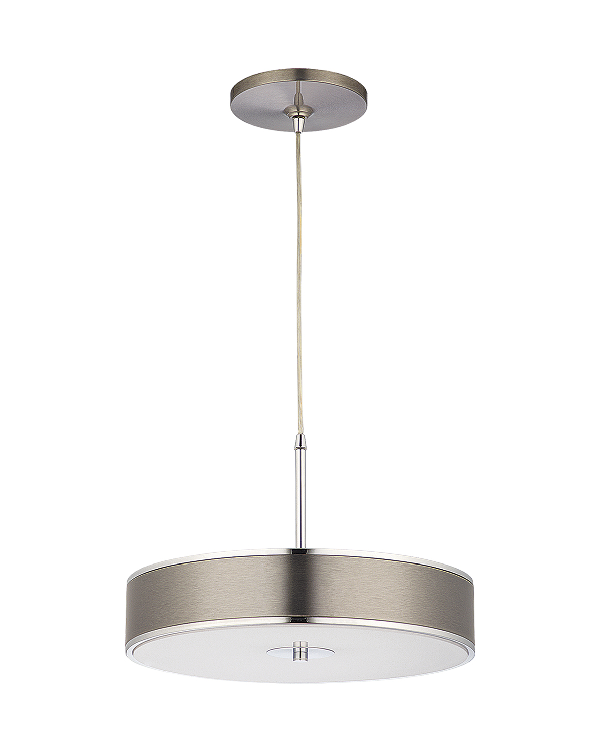 Moderná závesná lampa Jazz Jupiter Ø40 cm E14 3x11W strieborná
