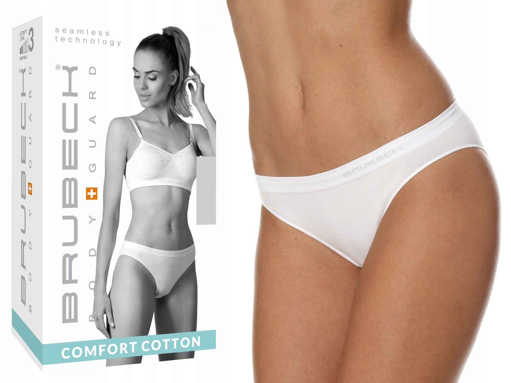 

Brubeck comfort cotton Bikini BI10020A białe L
