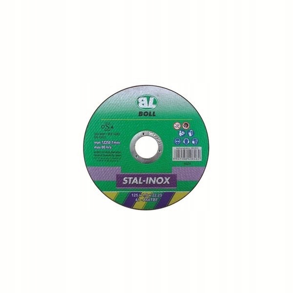 

Boll Tarcza cięcia Stal-inox 41-125x1,0mm A60TBF
