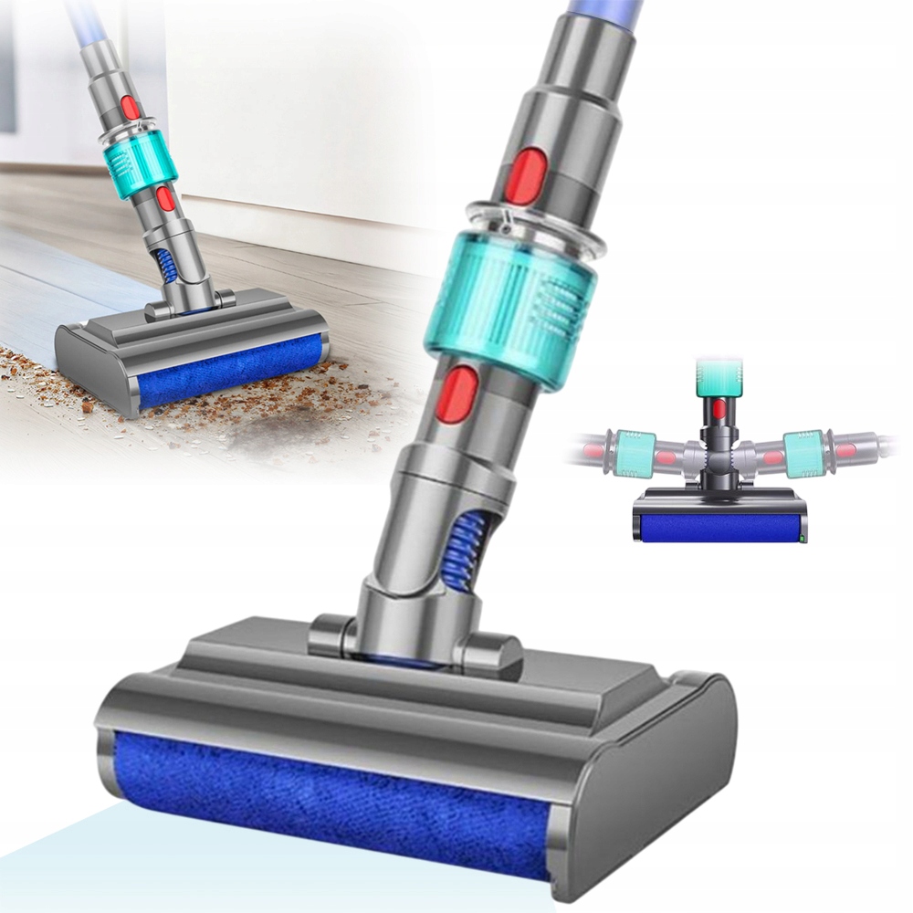 Mäkká Turbo Elektro-kefa Do Vysávača Dyson V7 V8 V10 V11 V15 Led