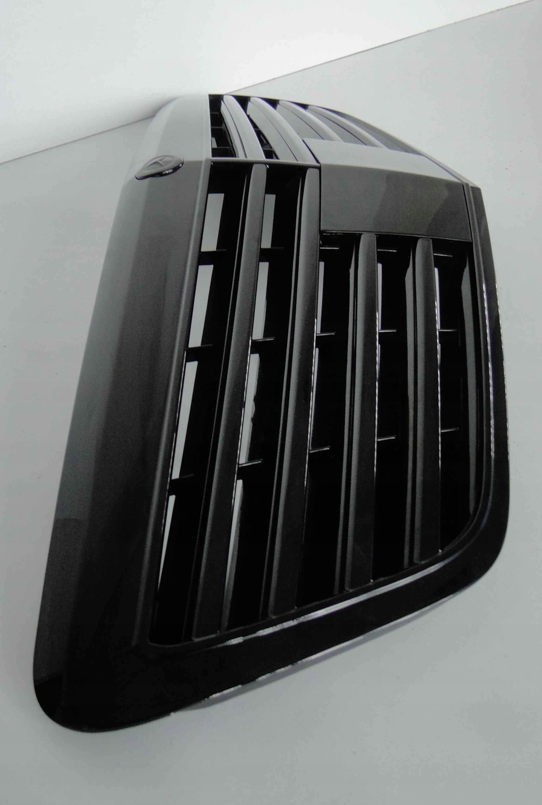 MERCEDES S W221 221 GRILL ATRAPA RADAR AMG CZARNY Kolor czarny
