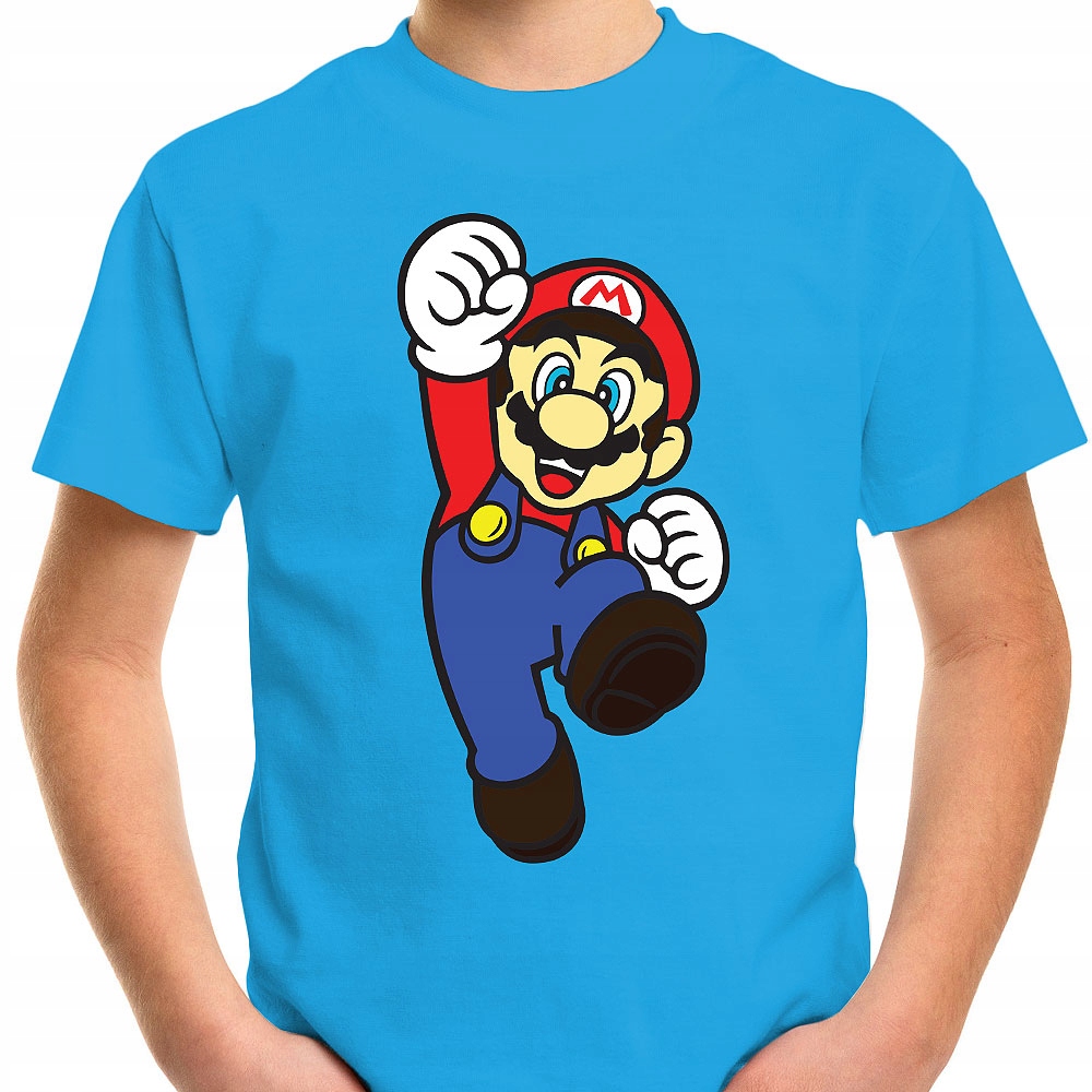 T-SHIRT KOSZULKA DLA DZIECKA MARIO KART 116 SUPER JAKOŚĆ
