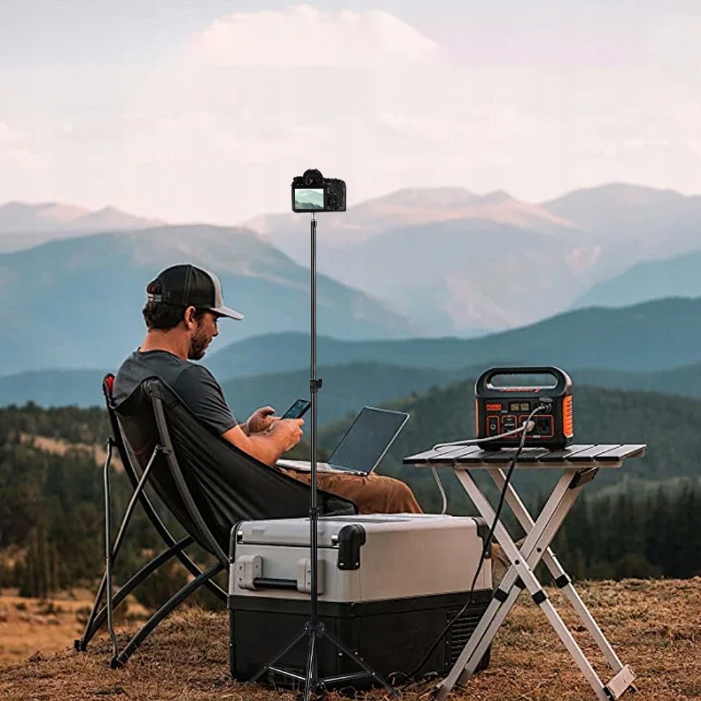 Stojak na Lampę Fotograficzną 1/4" do Softboxa ŚwiatłA Studyjnego LED Lampa Marka Bedee