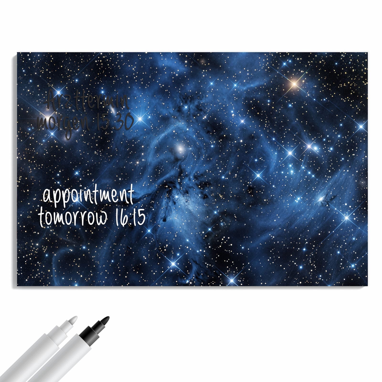 Magnetická tabule Jemné Hvězdné obloha 60 × 40 cm