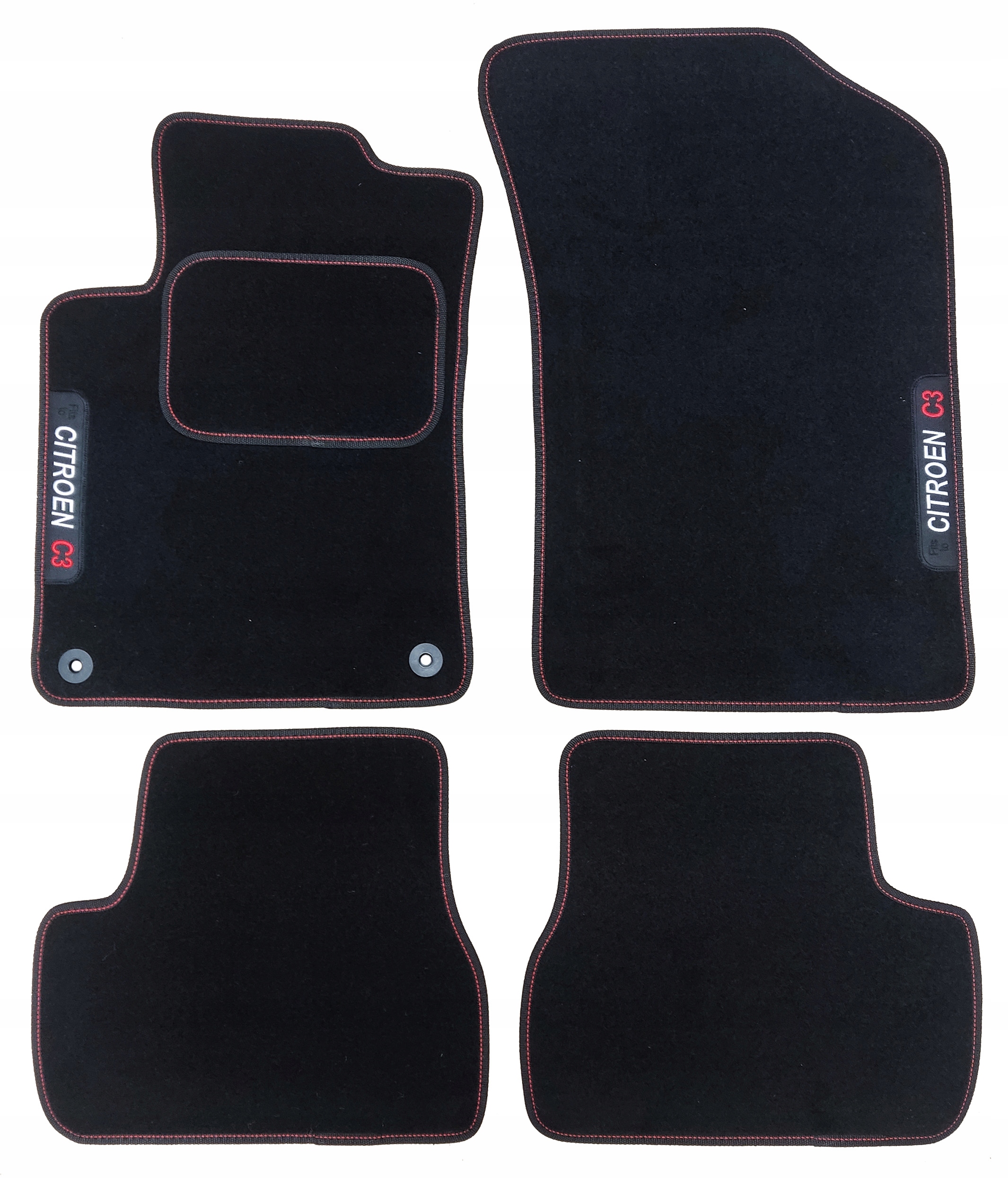 

Citroen C3 II 2009-2015 Dywaniki Welury Haft