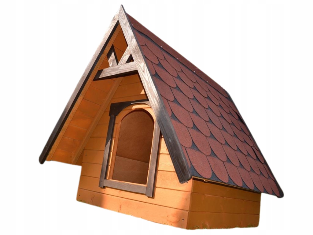 Levně Buda pro psa Budy XL 6 celá Zateplená, zateplená Doporučuji Asfaltový Šindel Domeček pro psa