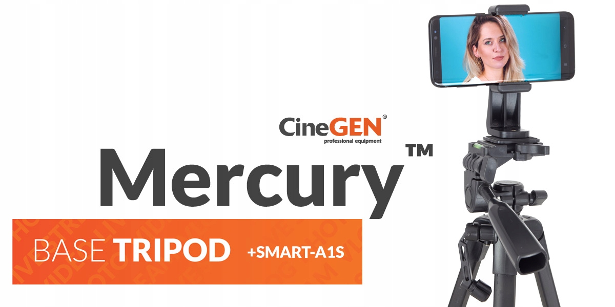 STATYW FOTOGRAFICZNY z adapter do telefonu TORBA Kolor czarny