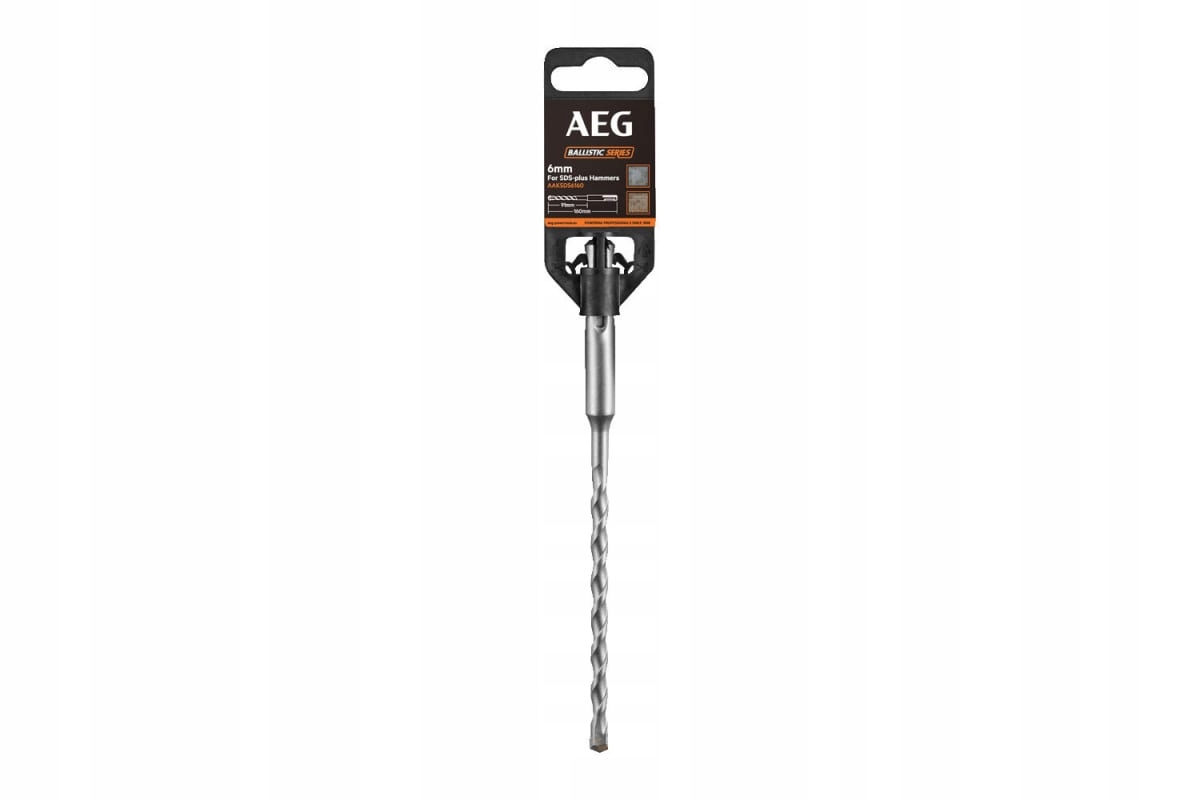 

Wiertło do betonu SDS6160 Aeg 6x160mm Sds + bit