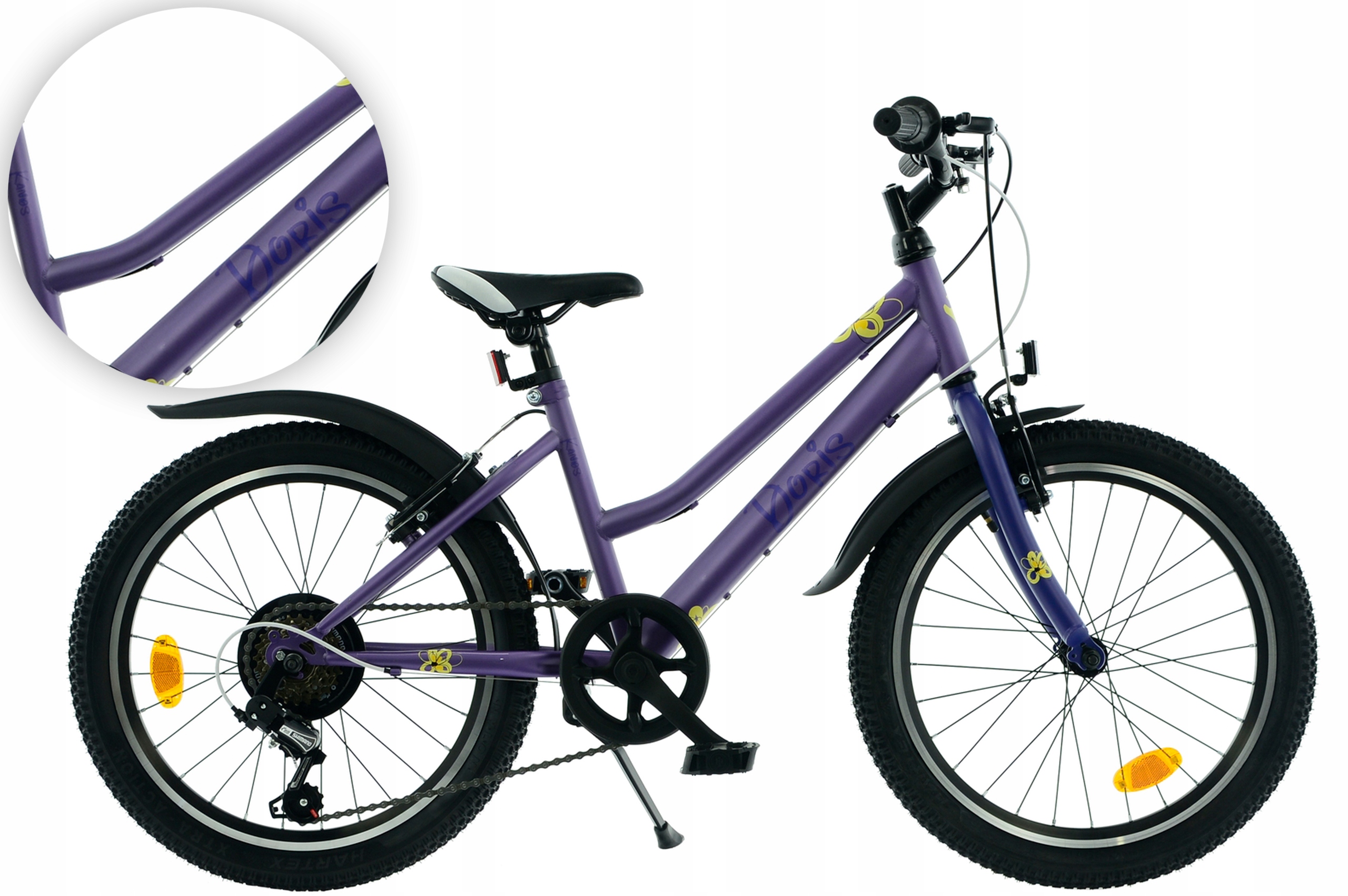 Rower dziecięcy 20" Kands Doris rama 12" wrzosowy R26