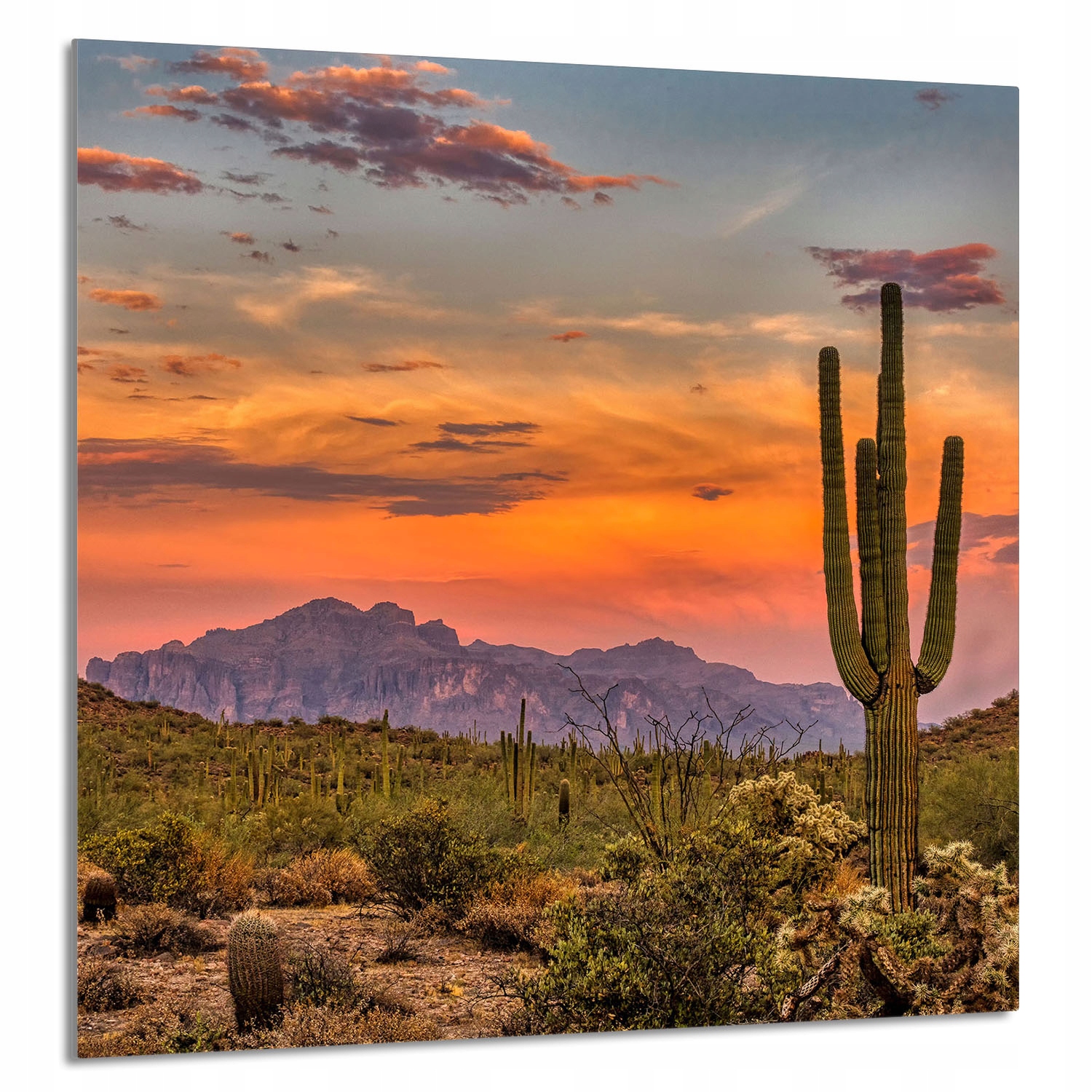 Skleněný Panel Do Kuchyně 60x65 Hory Tvrzené Sklo