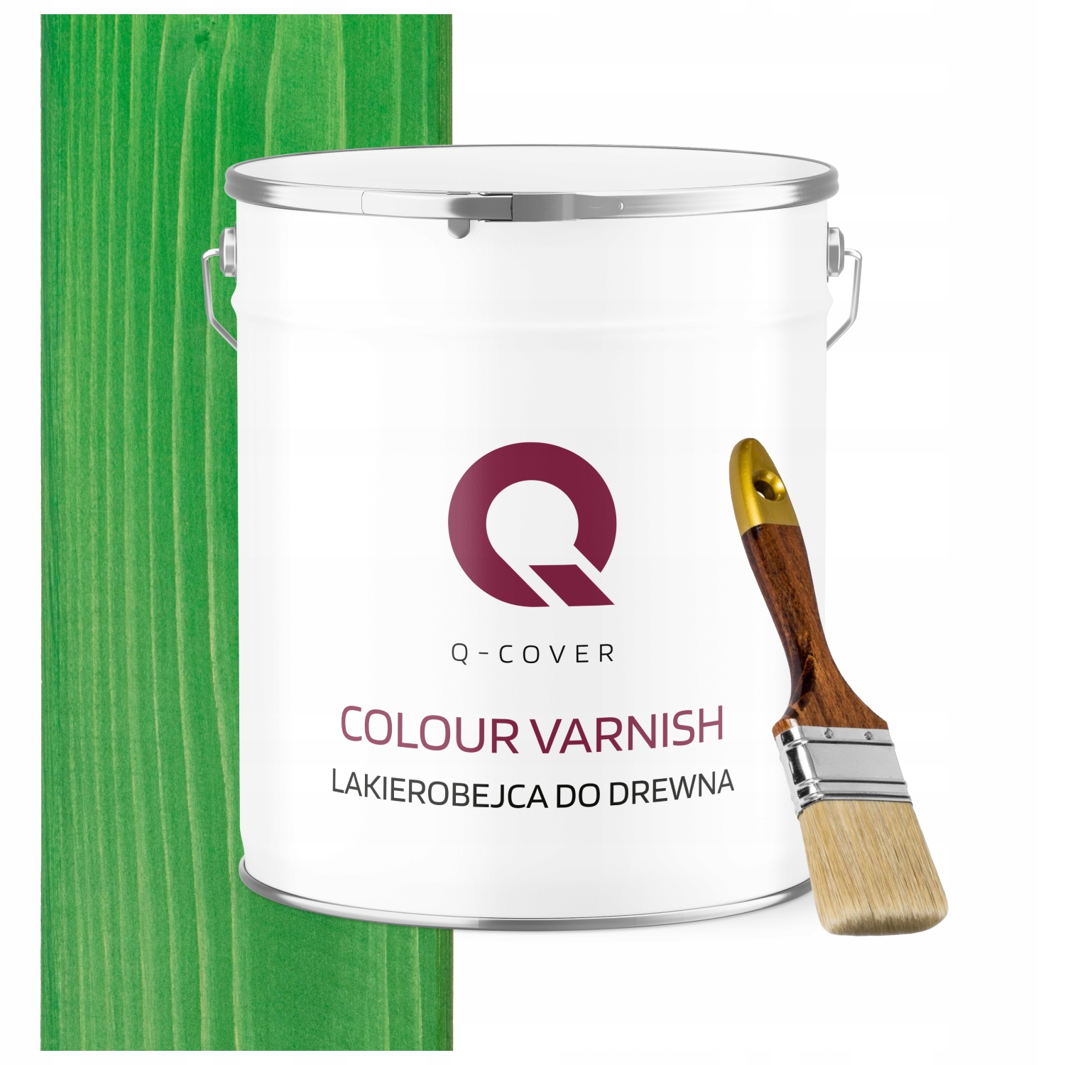 Lakovník Na Dřevěné Prvky 3V1 Zeleň Mátový Satén 5L Dárek