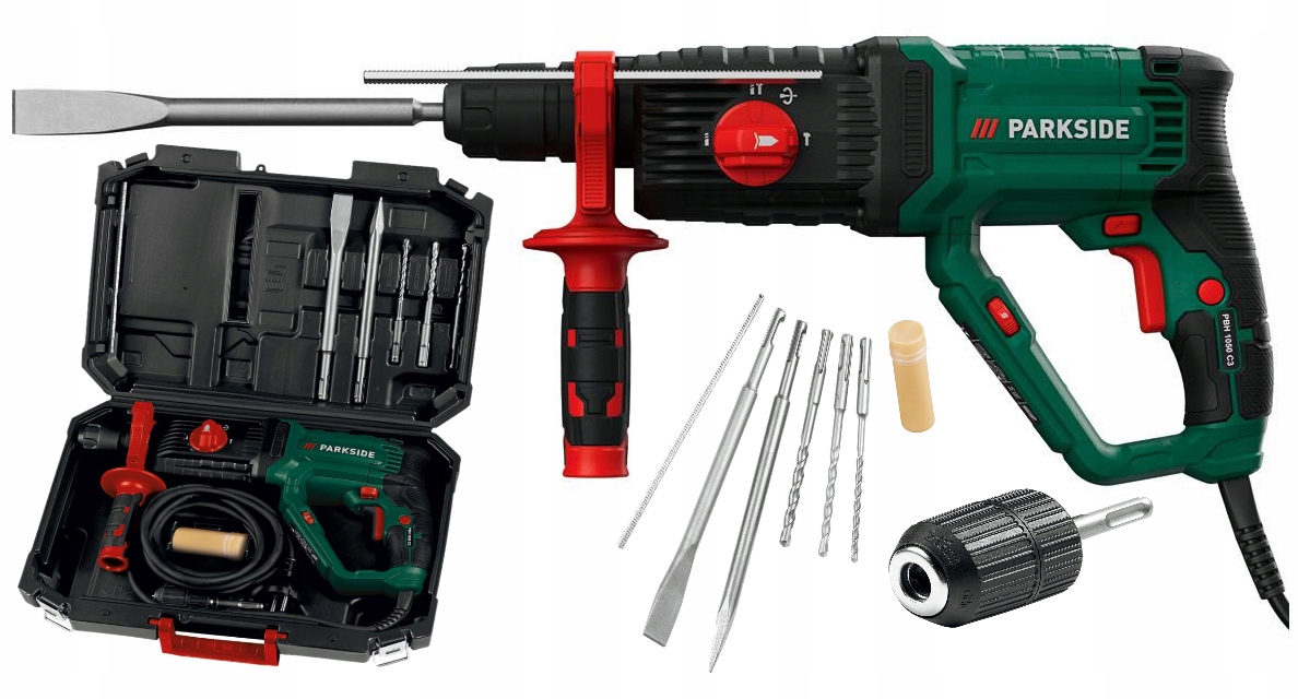 Młotowiertarka Parkside PBH 1050 C3 SDS Plus 1050W