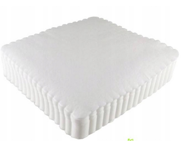 Serwetki Gastronomiczne Ząbkowane 200 sztuk 15x15 cm Białe