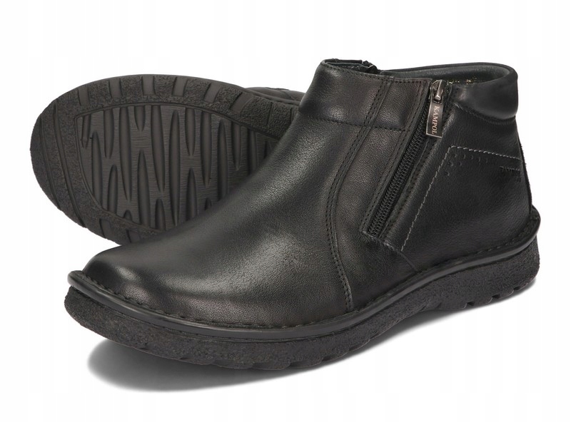 BUTY ZIMOWE MĘSKIE SUWAK OCIEPLANE 130 CZARNY 47 Długość wkładki 31 cm