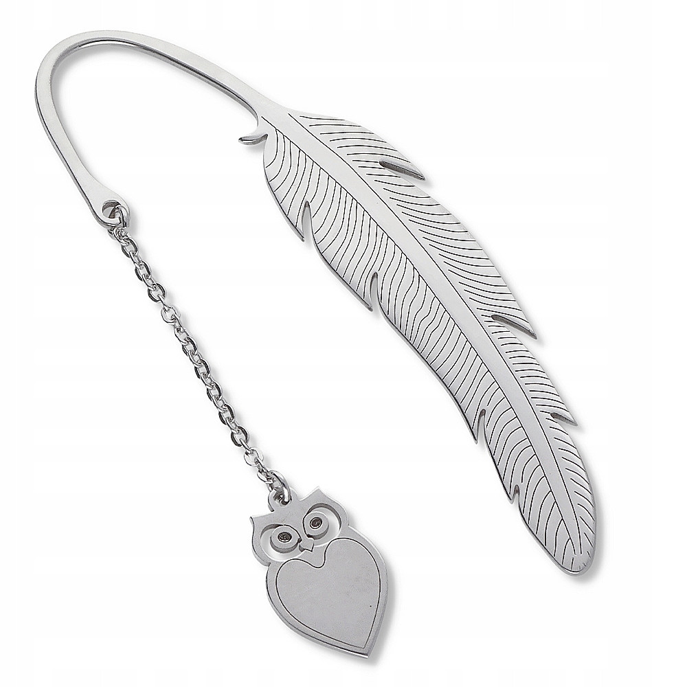 Záložka do knihy Ag 925 pero a sova ZAK04R