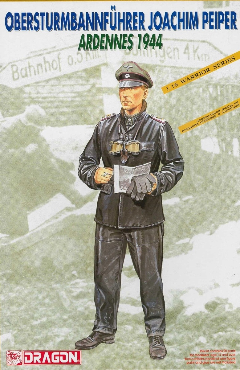 Model Kit figurka 1620 Obersturmbannführer (ardennes 1944) (1:16)