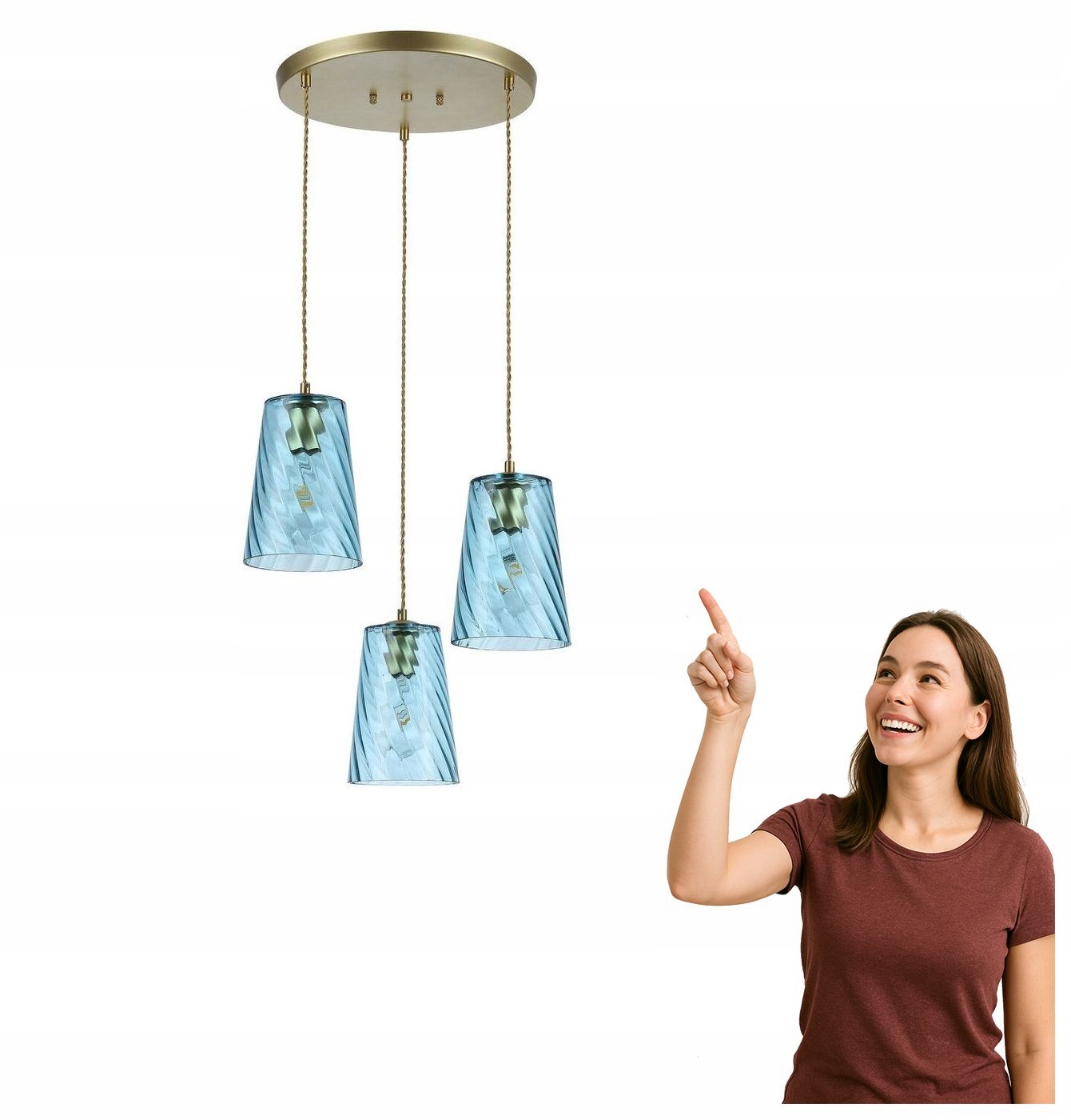 Závesná lampa Azurine 5227 Rabalux