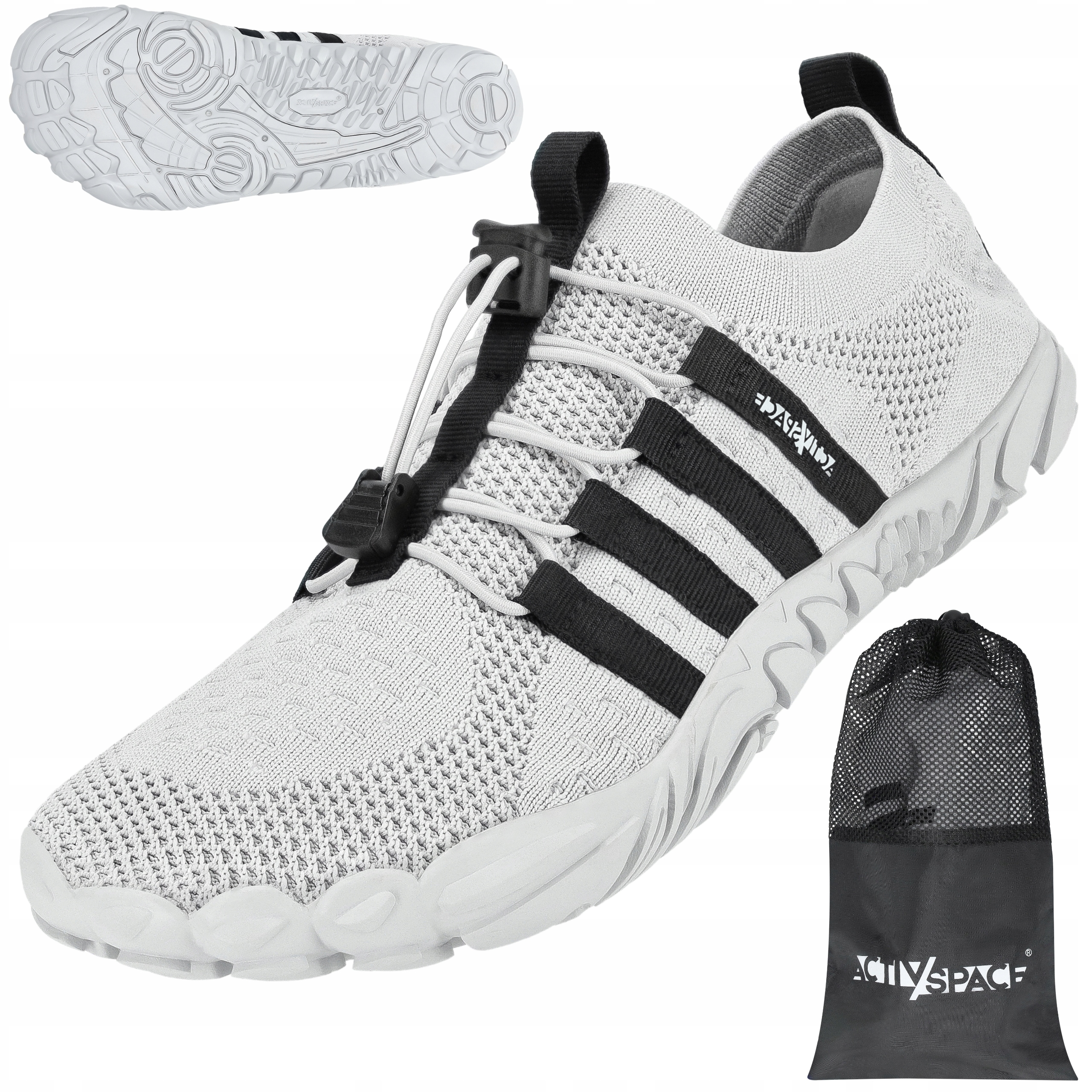 Buty do wody Activ/Space szare regulowane