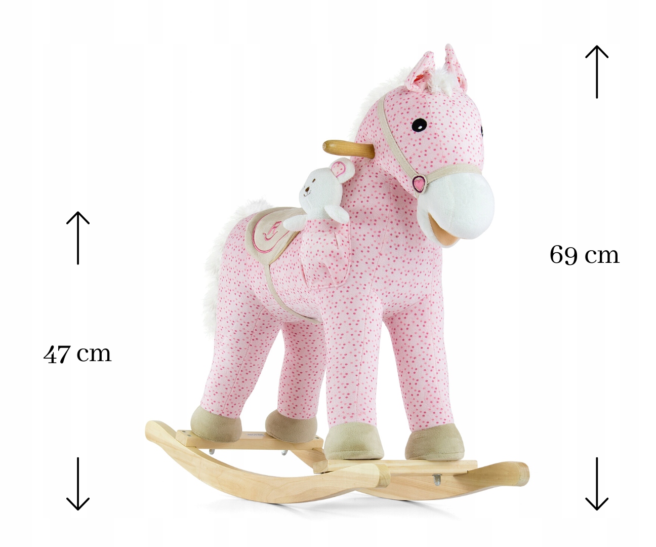 Koń Pony Pink Rodzaj konie na biegunach