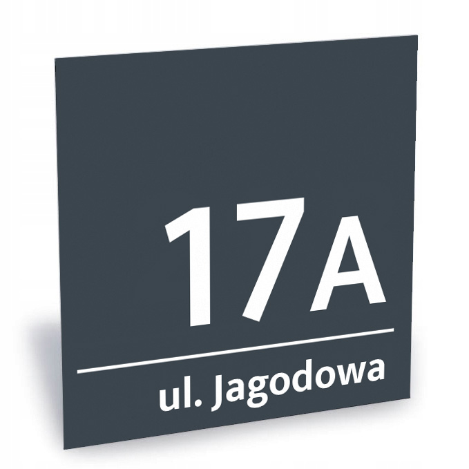 tabliczka tablica ADRESOWA numer domu 30x30 alu.
