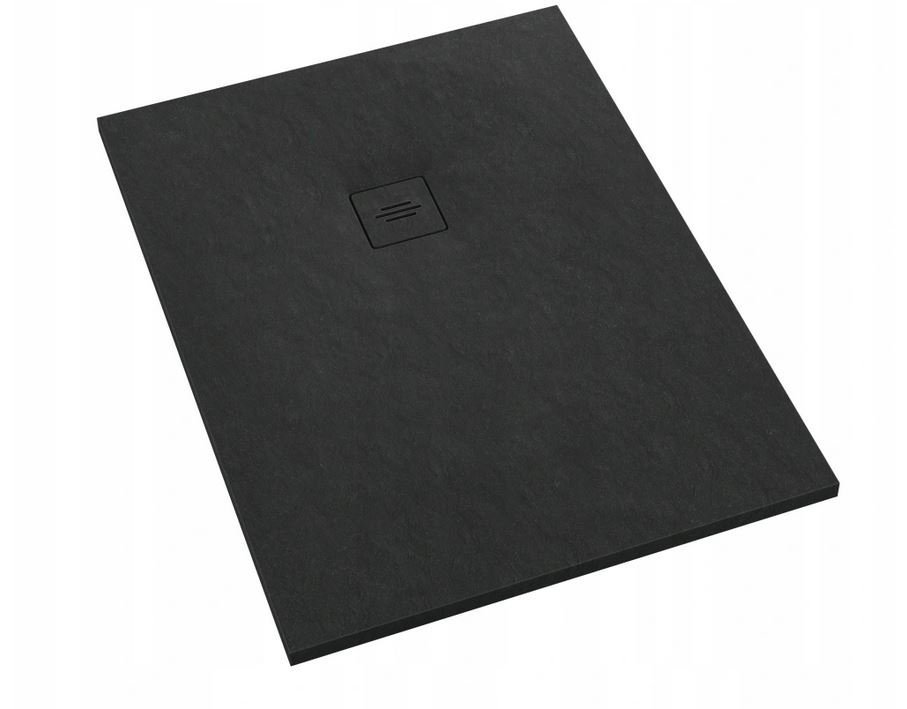 Obdélníková kompozitní sprchová vanička Schedline Protos Black Stone 100x90
