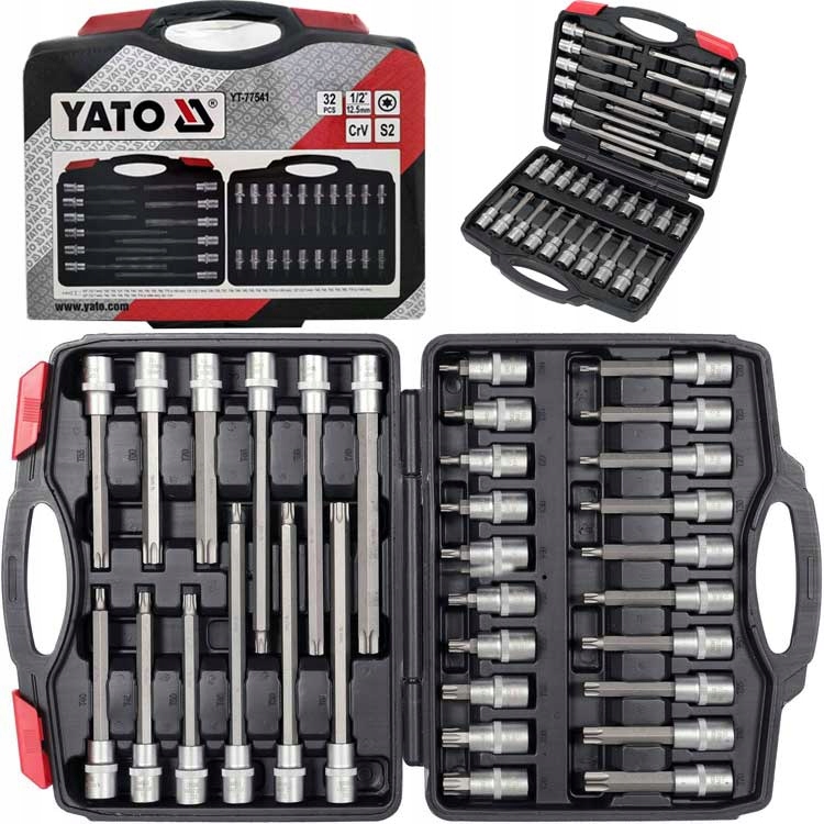 

Klucze Trzpieniowe 1/2" Torx Zestaw 32 Szt.