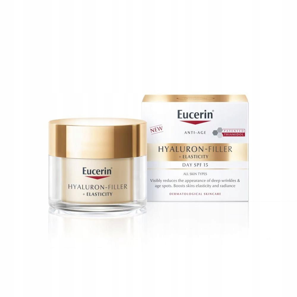 Eucerin krem przeciwsłoneczny Spf 15, ujędrniający z kwasem hialuronowym 50