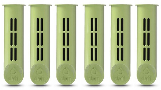 

6 filtrów do butelki Dafi Soft i Solid pistacja