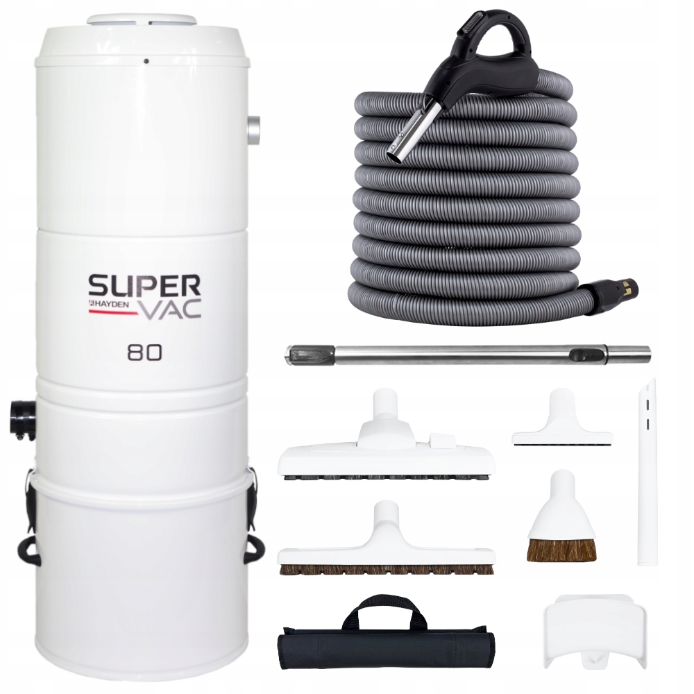 Centrálny Vysávač Hayden Supervac 80 Sada 10,5 M Supra