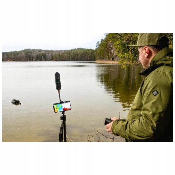 Echosonda DEEPER Chirp Plus 2 + Wzmacniacz Sygnału Long Range Kit + Uchwyt Model Deeper Smart Sonar CHIRP+ 2