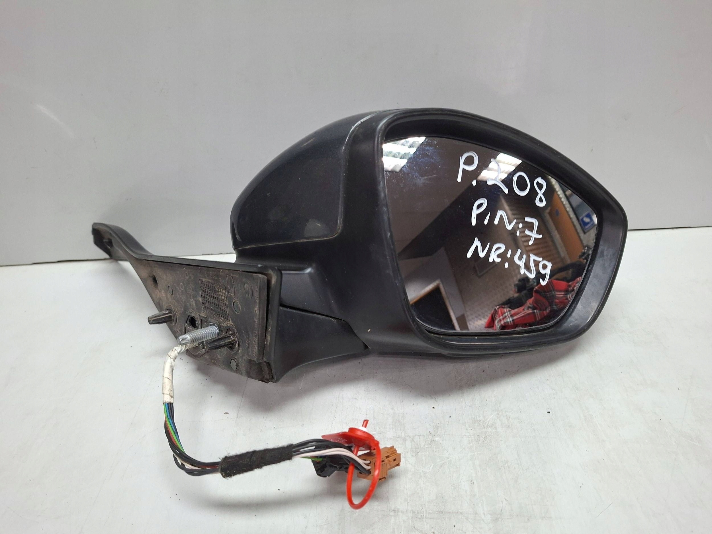 mirror exterior right PEUGEOT 208 2008 7 PIN 2012