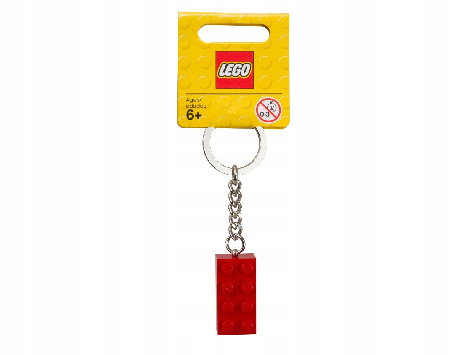 Brelok Lego Classic czerwony klocek 850154