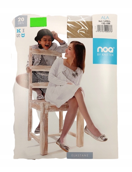 RAJSTOPY ALA GŁADKIE CIELISTE LYCRA 20 DEN 152-158