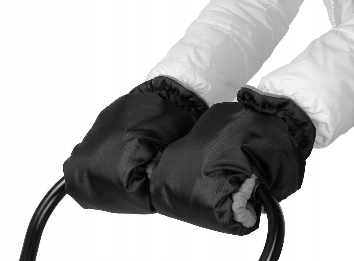 MUFKA do wózka 2 oddzielne polarowe RĘKAWICE zimowe produkt PL Marka Didibaby