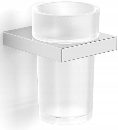 Závěsný koupelnový hrnek skleněný Stella 05.411