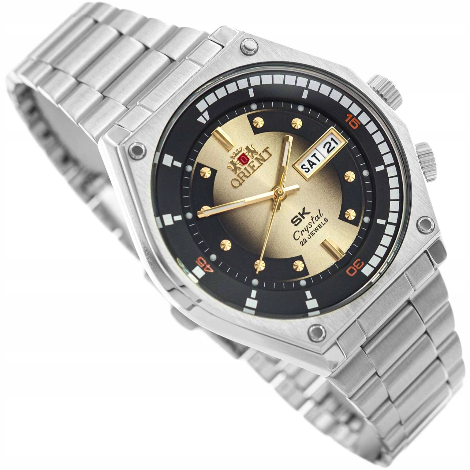 Pánské Hodinky Orient RA-AA0B01G39B Neo 70'S Revival, Stříbrné, Data