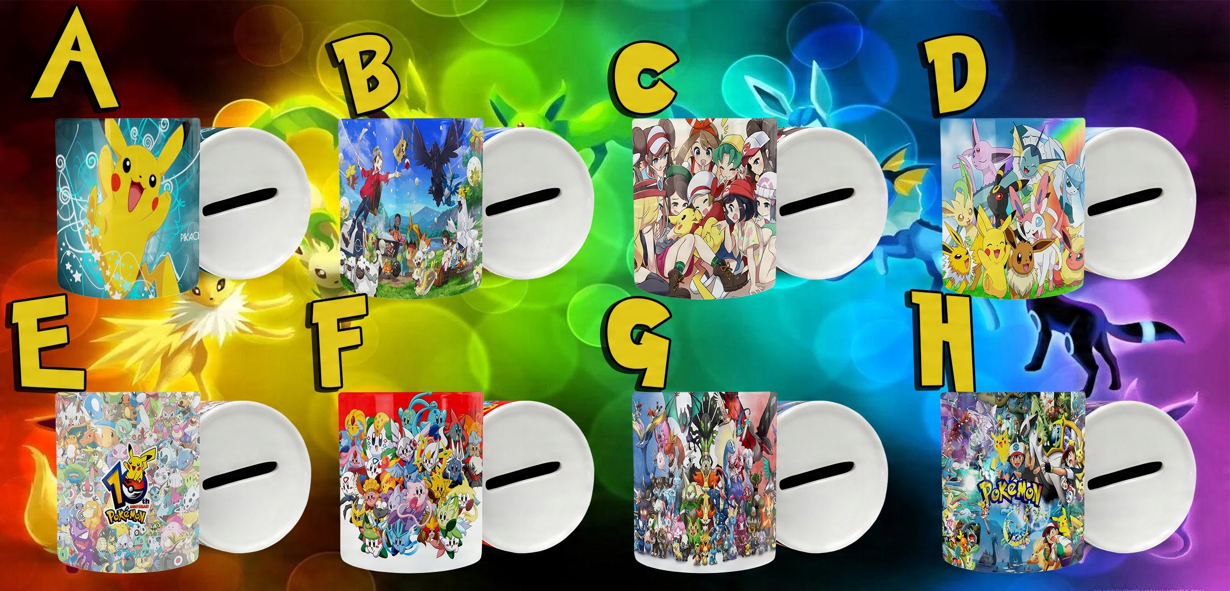 

Skarbonka Ceramiczna Pokemony +tekst
