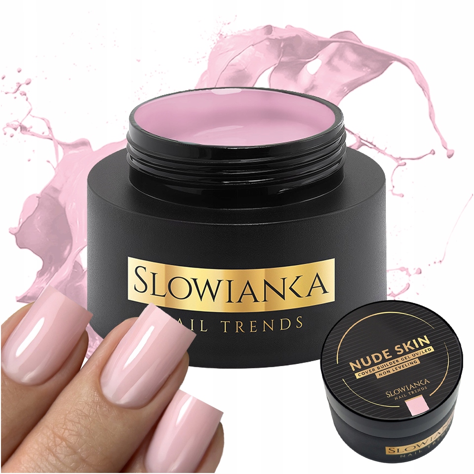 Slowianka Stavební Gel na nehty Non-Leveling 50 g Nude Skin Cover