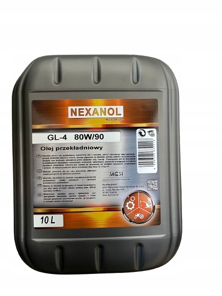Nexanol Převodový olej Hipol 10L Gl 4 Api: GL-4 80W-90