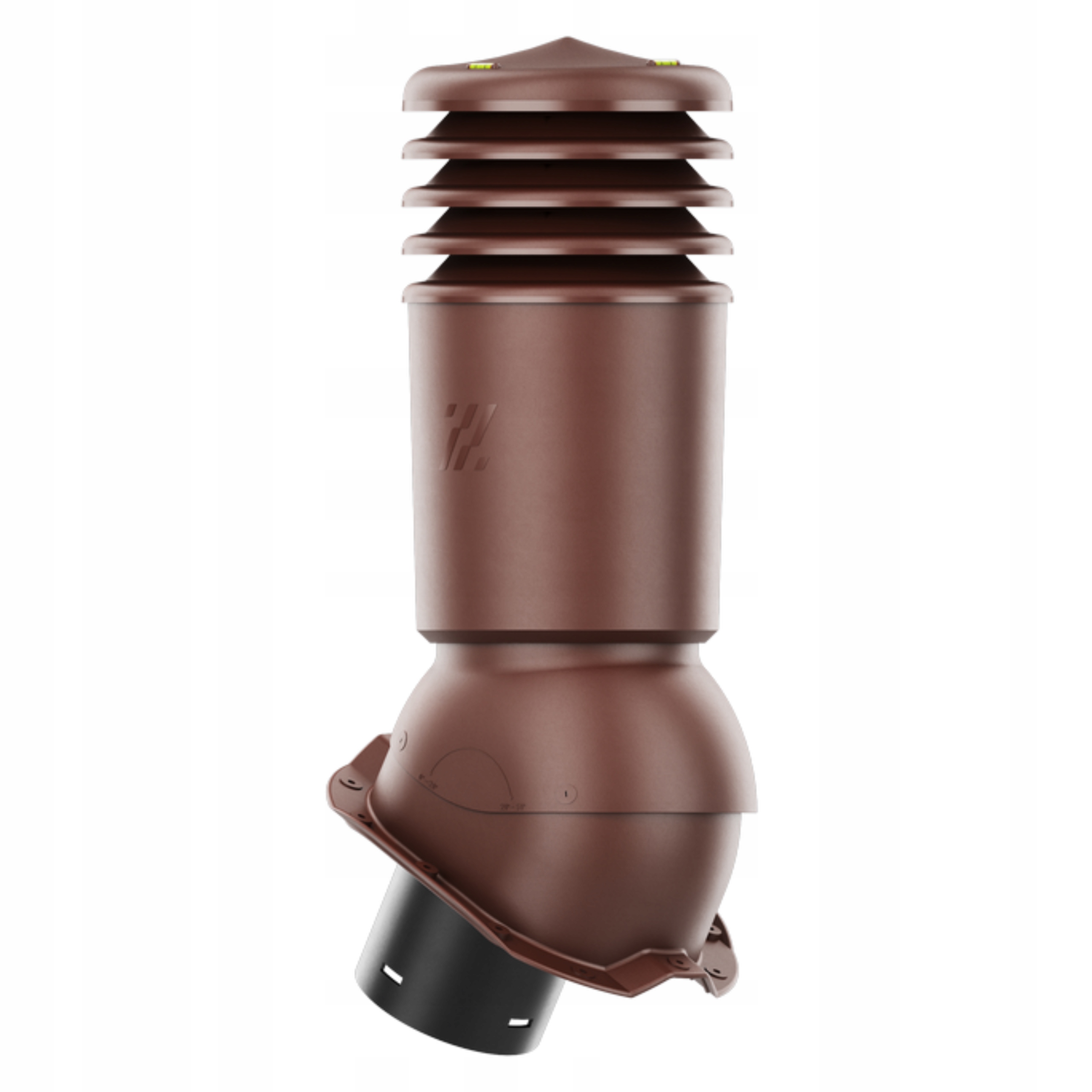 větrací komín Izolovaný HiVent fi150 Trapez T18 Bronzový