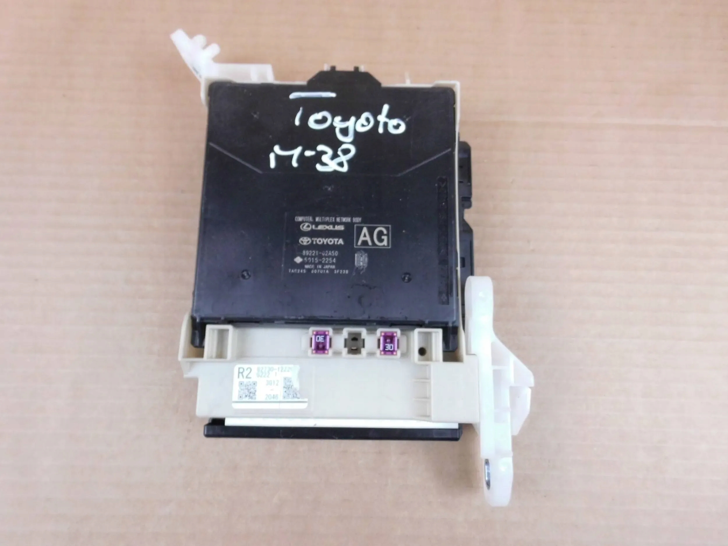 Toyota RAV4 V compartment module control unit komfortu MPX 89221-02A50