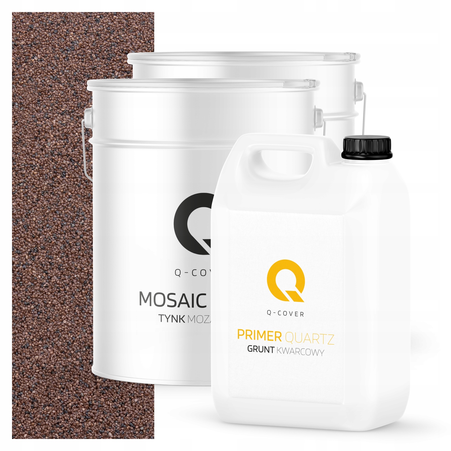 Mozaiková Dekorativní Omítka penetrační nátěr Sada 6.5m2 tmavě hnědá M81