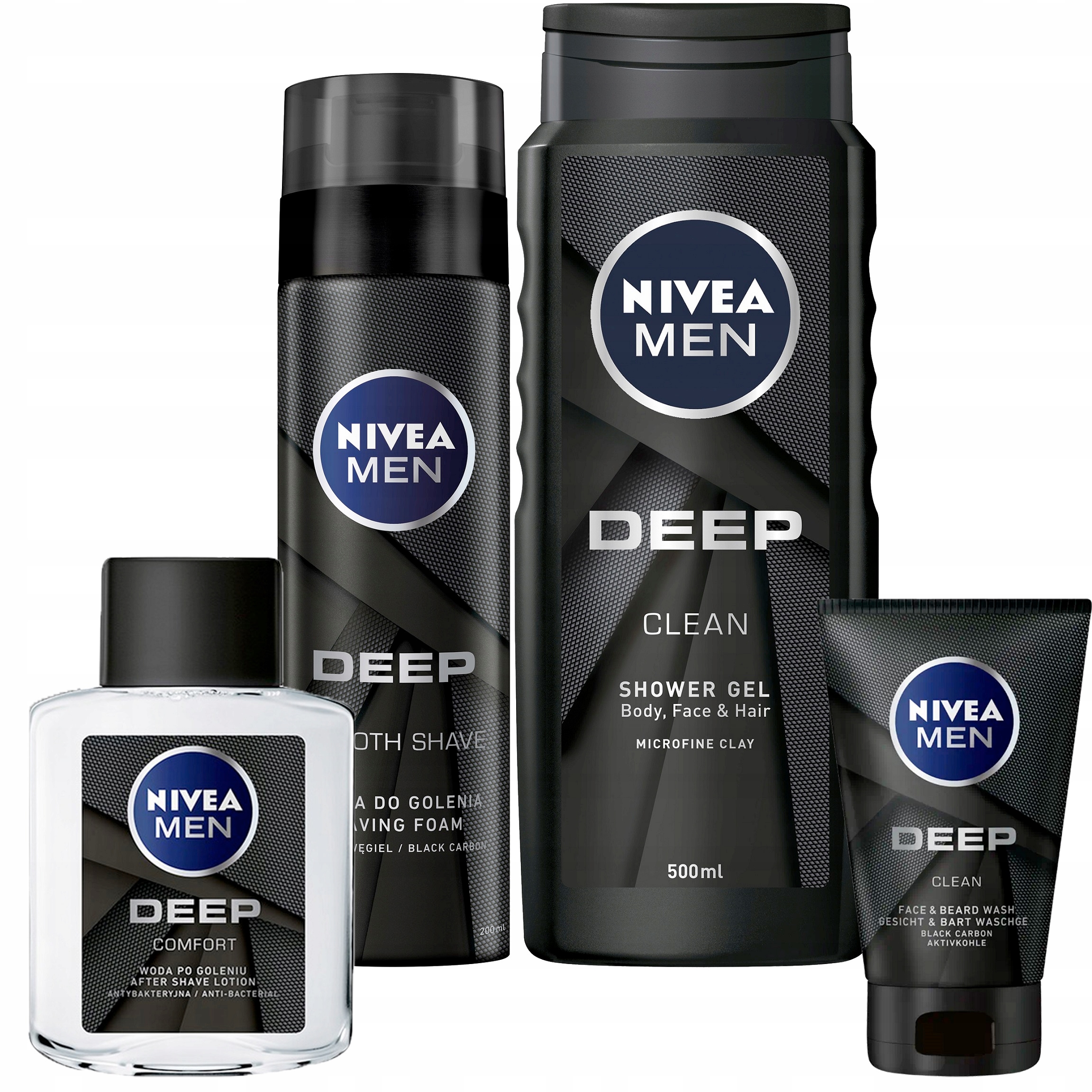 

Nivea Men Deep dla mężczyzn zestaw do twarzy/ciała