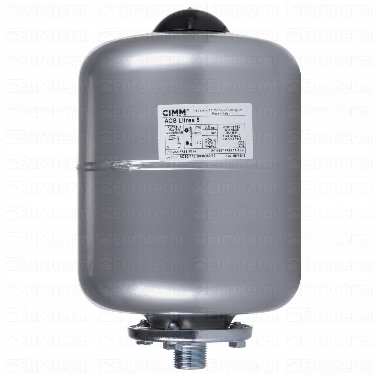 

Naczynie przeponowe CIMM c.w.u. Acs 5L 2.5/10bar