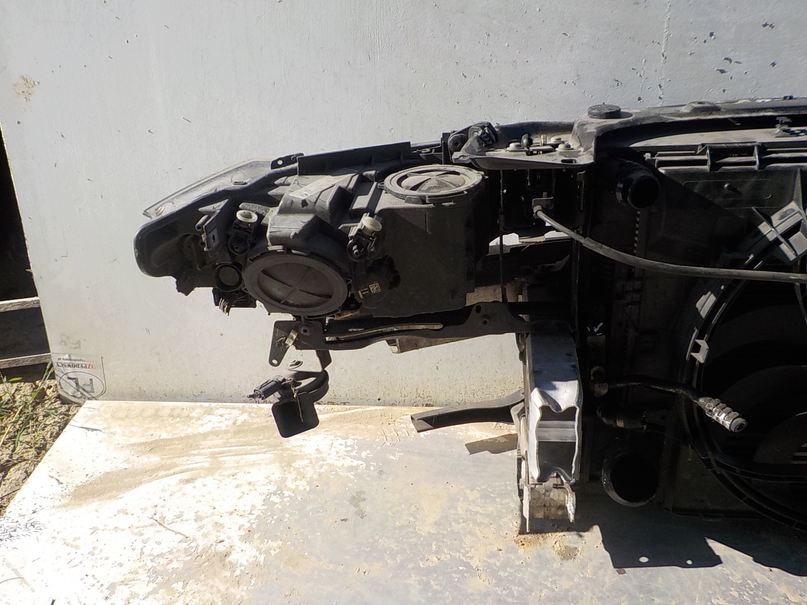 625 BMW f30 f31 2.0 D support panel for radiators sider radiator