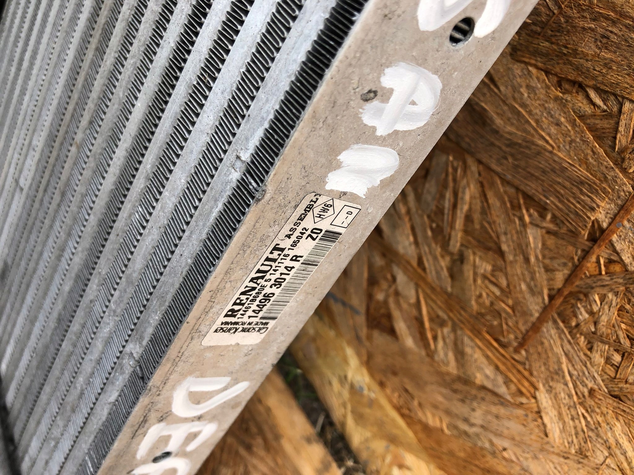 support panel for radiators radiator SANDERO II LIFT 0.9 TCE