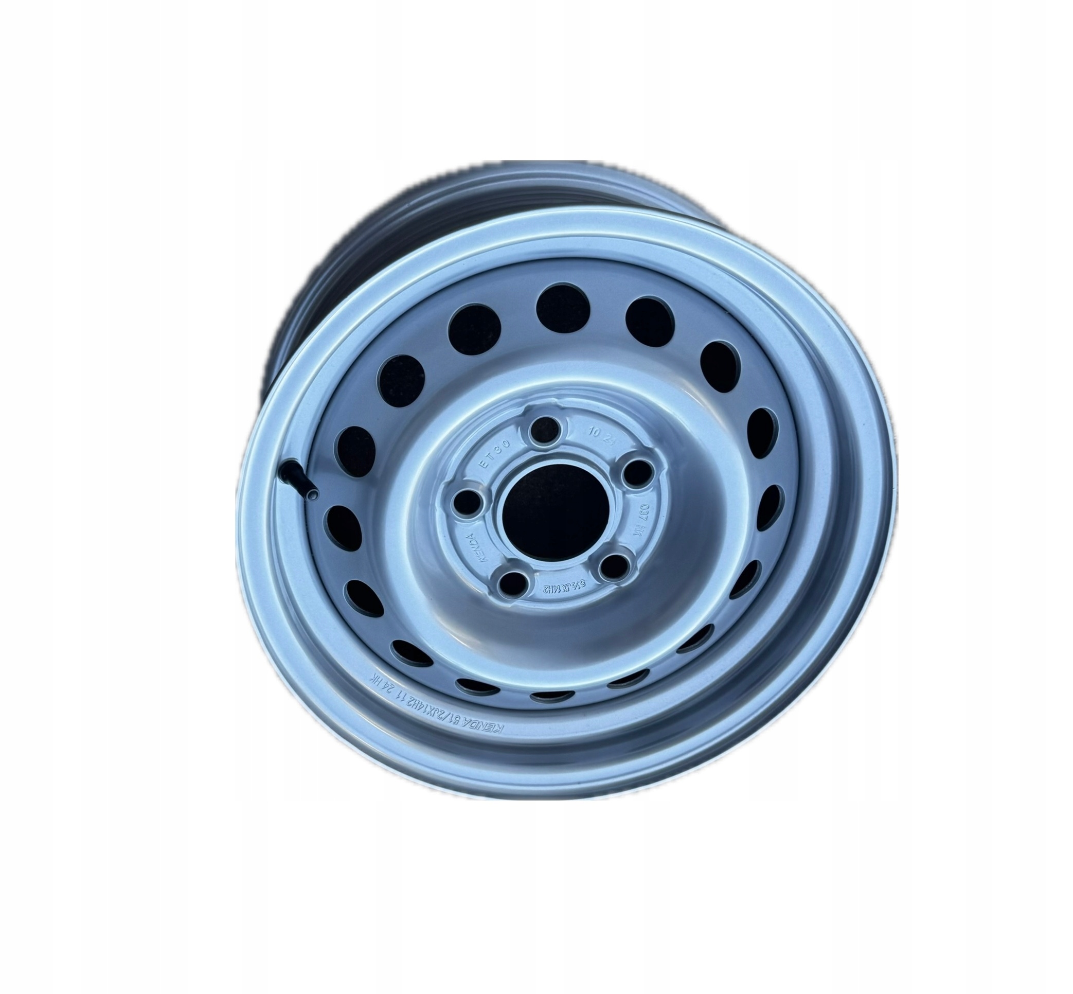 Ocelový ráfek Kenda 5x112 Nový Stříbrný Přívěsy 14 5,5J ET30 Odtahové vozy 66,5 mm